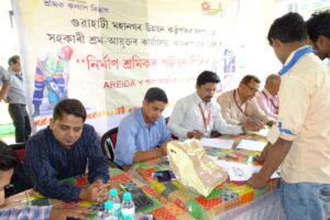 Protech organised a labour camp at Tulip Guwahati for construction workers.