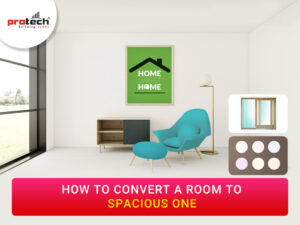 How to convert a room to specious one