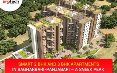 Smart 2 BHK and 3 BHK Apartments in Bagharbari-Panjabari – A Sneek Peak.